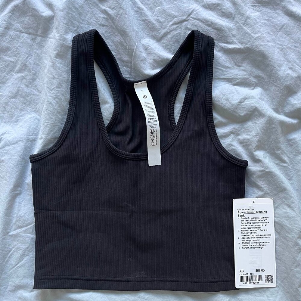 Lululemon Power Pivot Training Tank Top, XS, NWT